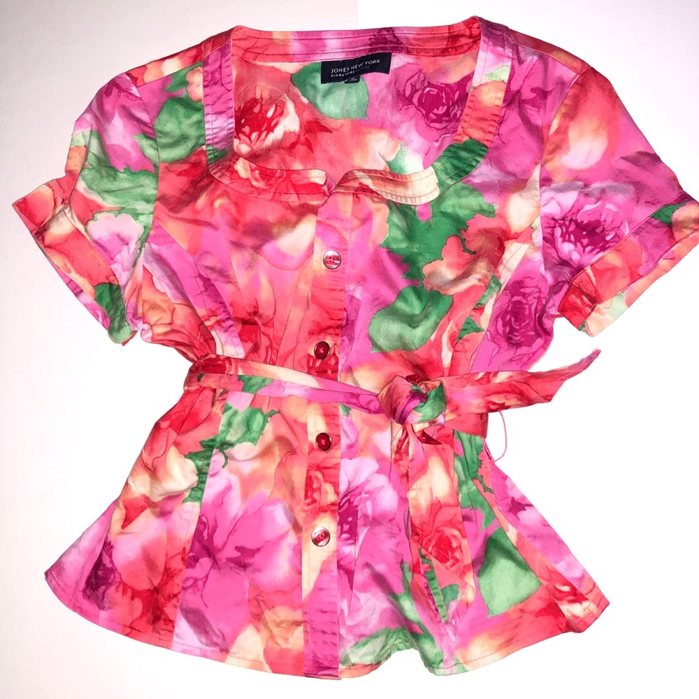 Floral Jones New York Blouse